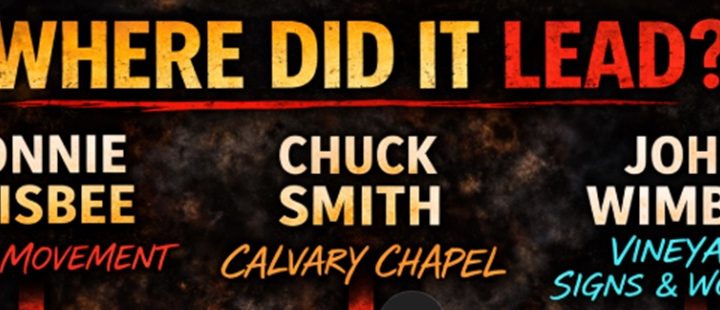 Prophetic News Radio-Some history of Chuck Smith, John Wimber, and Lonnie Frisbee with Jackie Alnor